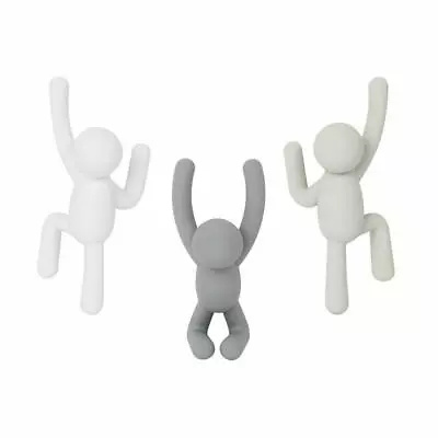 Umbra Furniture Hooks Buddy Wall Hook Hanger Coat Hook 3 Hooks Colorful • £18.74