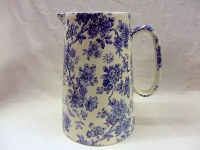 £41.99 • Buy Heron Cross Pottery 4 Pint Jug In Blue Imari Design