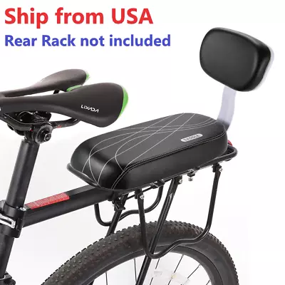 Child Safety Bicycle Bike Rear Seat Cushion Back Seat Armrest Footrest Set • $32