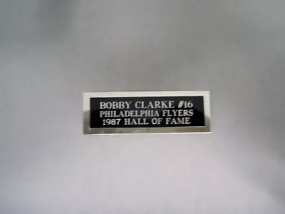 Bobby Clarke Autograph Nameplate For A Hockey Card Plaque Or Puck Cube 1 X 3 • $4.50