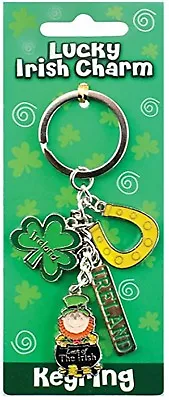 £4.99 • Buy Lucky Irish Charm Leprechaun/Horseshoe Metal Keyring  (sg 00525)