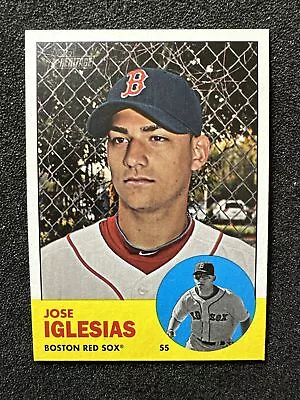 JOSE IGLESIAS #447 2012 Topps Heritage Baseball SP Short Print Boston Red Sox • $3.25