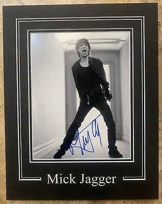 Mick Jagger Rolling Stones Signed Autographed Matted 8x10 Photo PAS Certified 3 • $2499