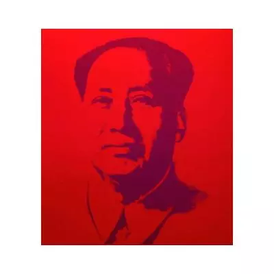 Andy Warhol  Mao Red  Sunday B Morning Fine Art Silk Screen • $750