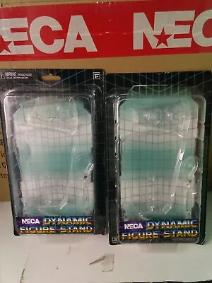 NECA Dynamic 7 In Action Figure Stands Damaged Package Lot Of 2 • $25.99