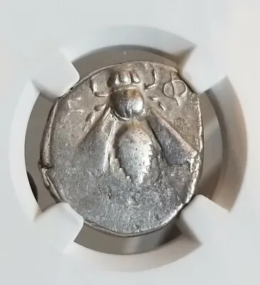 Ionia Ephesus Bee Tetradrachm NGC Choice Fine Ancient Silver Coin • $949