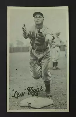 1936 R314 Goudey Wide Pen Premiums Lew Riggs Cincinnati Reds VG • $14.98