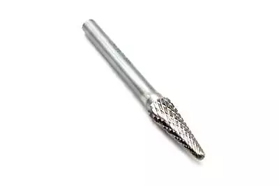 TEMO SL-3 Double Cut CARBIDE ROTARY BURR FILE 3/8  14deg Cone 1/4  D 2  L Shank • $14.99