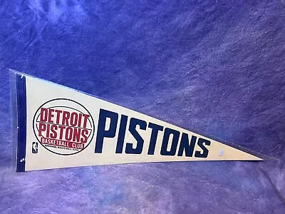 Detroit Pistons Nba Basketball Vintage 1970 Pennant 12” X 30” Full Size Flag • $16.97