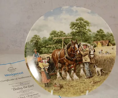 'Binding The Corn' - Wedgwood Life On The Farm Collection • £4