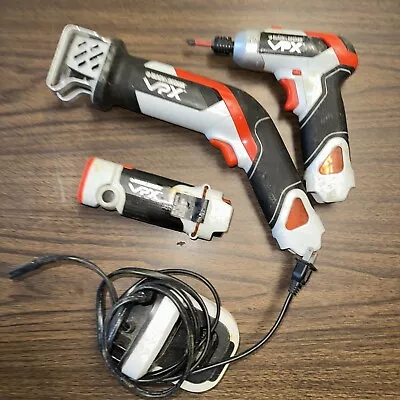 Black Decker Lot VPX 7V Drill Driver Reciprocating Saw Flashlight Charger Lot • $39.99