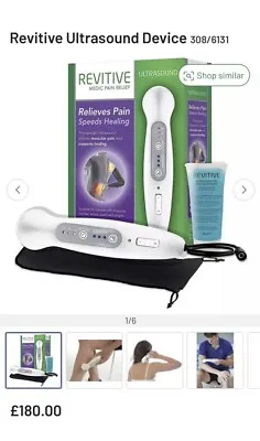 REVITIVE Personal Ultrasound Therapy To Relieve Aches & Pains RRP£180 Save £110- • £69