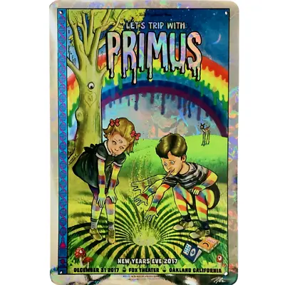 Primus Vintage Metal Sign Concert Art Retro Tin Sign Poster Rock & Roll 12x8 • $13.50