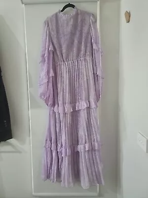 Asos Lilac Oversized Maxi Textured Dress Size AU 18 • $60