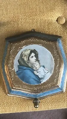 Madonna And Child Italian Made Wall Music Box With Reuge Swiss Movement • $20