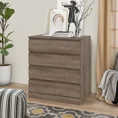 $88 • Buy Brindle 4-Drawer Dresser, Gray Oak, By Hillsdale Living Essentials