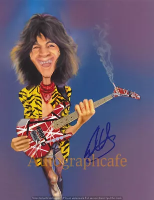 EDDIE VAN HALEN 10 X 8 Inch Signed Photo - High Quality Copy Of Original • £5.97