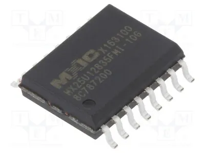 FLASH Memory 1.65÷2V 128Mbit SOP16 104MHz Serial MX25U12835FMI-10G/TUBE SE • $68.37