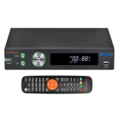 GTMEDIA DVB-S2/T2/ATSC-C FTA Satellite Receiver PVR SAT Set Top Box Twin Tuner • $42.99