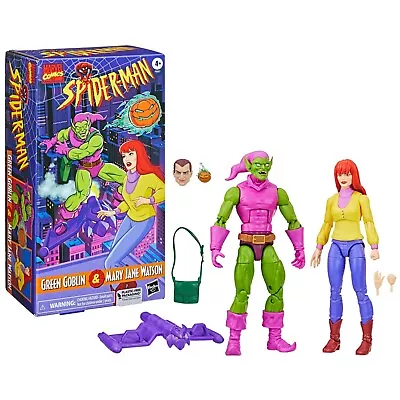 Marvel Legends Series MJ Mary Jane Watson & Green Goblin Figures VHS 2 Pack • $59.99