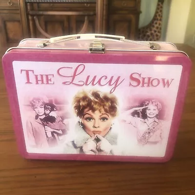 The Lucy Show ￼Collectible Tin Tote Lunch Box With 2 DVDs 2009 • $40