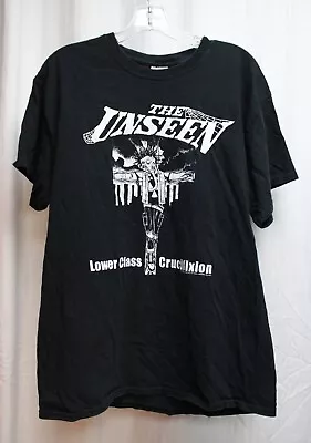 The Unseen Punk Band T-shirt Lower Class Crucifixion Black T-Shirt TE5239 • $16.99