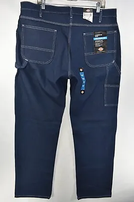 New Dickies Carpenter Jean Relaxed Fit Straight Leg Blue Jeans Mens Size 38x34 • $23.99