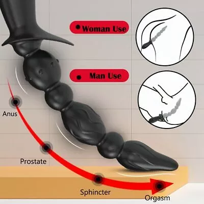 Anal Butt Plug Male Prostate Massager Dildo Suction Cup Sex Toys For Women Men • $15.99