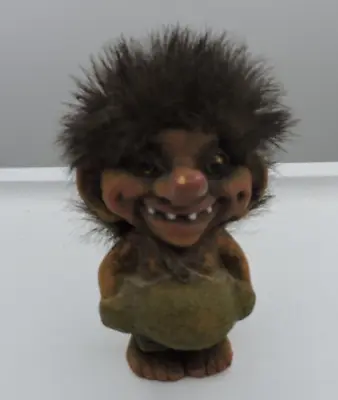 Vintage Nyform Troll Doll Long Nose Male Small Figurine Figure Toy Norway • $21.99