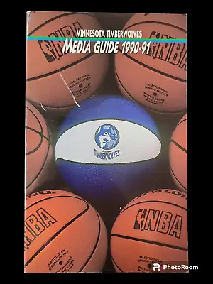 1990-91 Minnesota Timberwolves Media Guide • $4.99