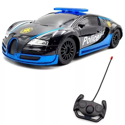 Remote Control Police Car High Speed RC Cars 1:16 Fast Racing Kids Toy Gift UK • £13.99