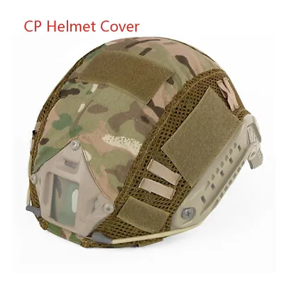 Tactical Combat Helmet Cover Airsoft Paintball Gear For Fast Helmet Cover Type • £11.89