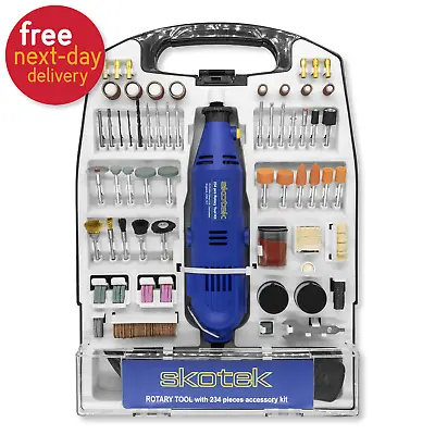 £31.99 • Buy Rotary Multi Tool Kit 234pc Accessories 135W Dremel Compatible Skotek