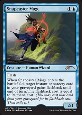 Snapcaster Mage - 2016 Regional PTQ Promo LP English MTG Unique & Misc Promos • $41.56