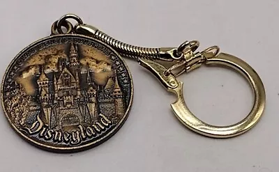 Vtg Disneyland Main Street USA Walt Disney Key Chain Medallion 5 Land Coin 1970s • $8.88