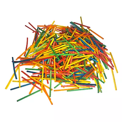 £7.12 • Buy 1000 Pcs Coloured Wooden Matchsticks Art Ship Match Splints Boat Model Craft DIY