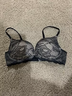 Victoria's Secret BIOFIT Much-up Black Bra 34C • $10