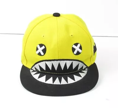 ELSTINKO Yellow With Face Cap Hat Snapback Boys Youth • $8.45