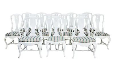 SET OF 14 1920’s QUEEN ANNE DESIGN DINING CHAIRS • £3693.25