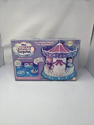 Miss Party Surprise Pony Deluxe Playset Toy Biz New Open Box VTG 1999 Box Fading • $36