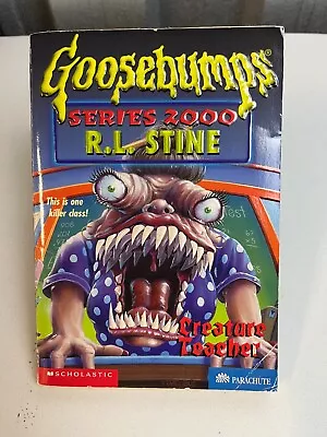 Goosebumps Series 2000 Creature Teacher By R. L. Stine Scholastic Paperback Book • $10