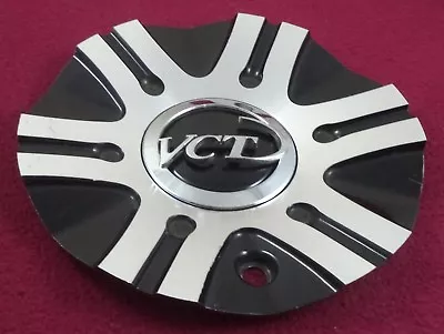 VCT Wheels Silver / Gloss Black Custom Wheel Center Cap (1) • $79.28