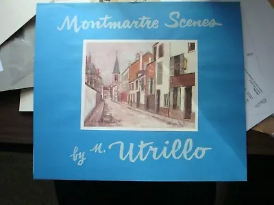  4 Montmartre Scenes By Famous Artist Maurice Utrillo Circa 1950's-1960's • $155.99