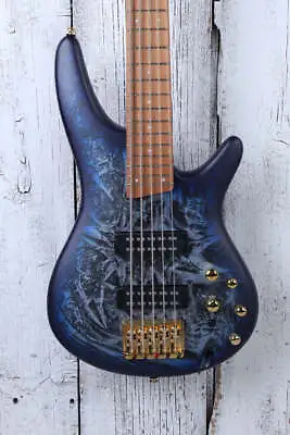 Ibanez SR305EDX 5 String Electric Bass Guitar Cosmic Blue Frozen Matte Finish • $479.99