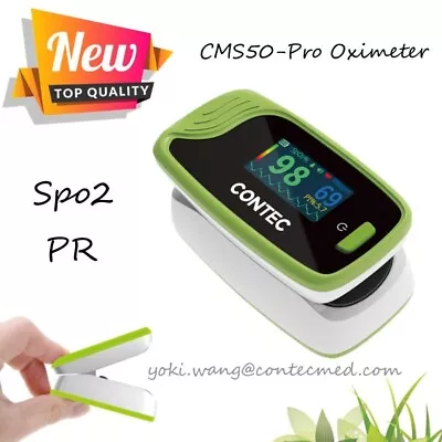 CMS50-Pro Finger Tip Oximeter Spo2 Blood Oxygen Pulse Heart Rate Monitor Machine • £21.60