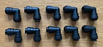 £27.95 • Buy 10 X John Guest 12mm Equal Elbow Push Fit Pipe Water Fitting Connector JG