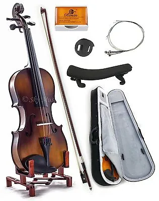 NEW Solid Maple Spruce Fiddle Violin 1/4 Size W Case Bow Rosin String VN201 • $82.99