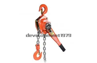 0.75 Ton Lever Block Chain Hoist Ratchet Type Comealong Puller Lifter • £153.84