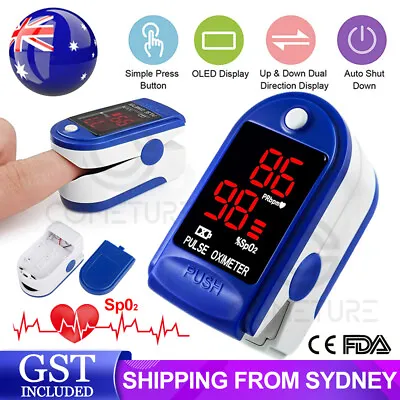Digital Fingertip Pulse Oximeter SPO2 Blood Oxygen Saturation Monitor Heart Rate • $8.95