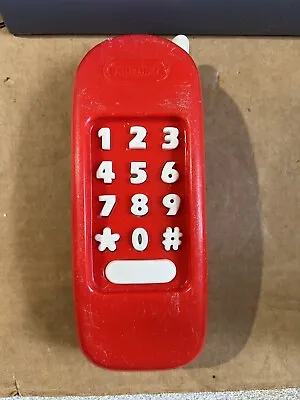 Vtg Little Tikes Replacement Tool Bench Kitchen Phone Red Telephone Whit Button • $24.99